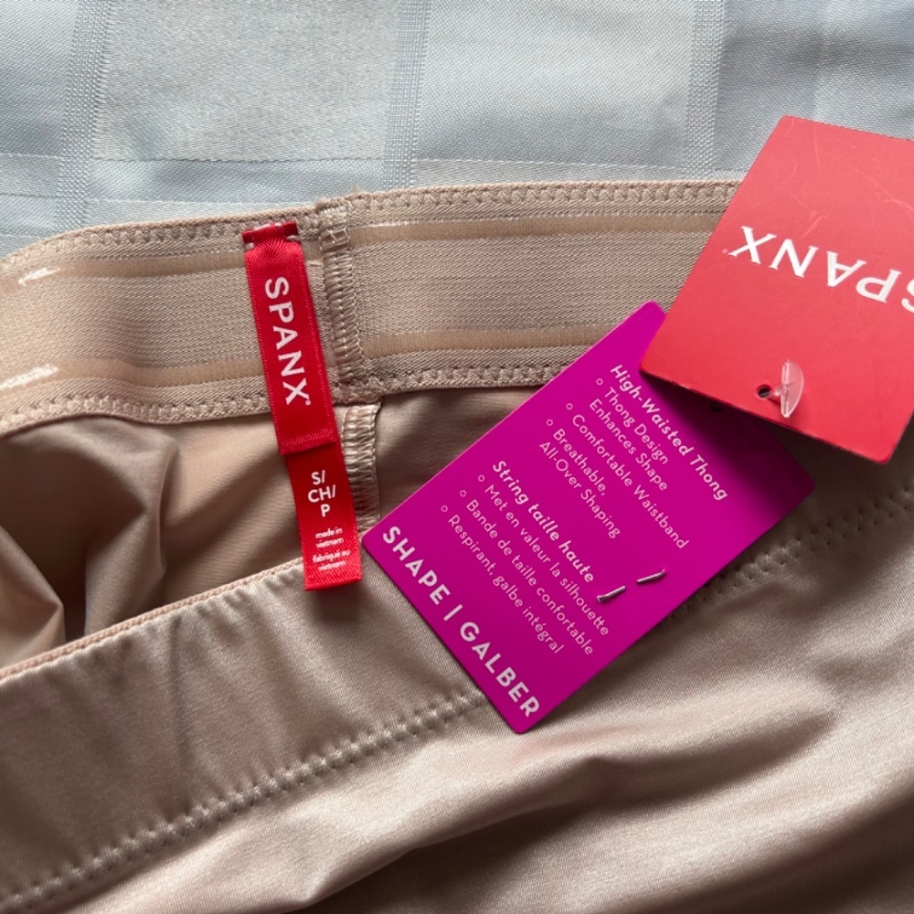 Spanx 2 Small Shapewear Panties New with Tags Purple Seamless & Beige High-Waist - Picture 9 of 17